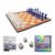 SHAW 13 in 1 Magnetic Ludo Chess Snacks and Ladders Set Board Game