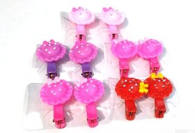 Unique Cap Claw Clips For Baby Girls Hairpins Hair tie Hair Claws Clips (Set Of 5 Pairs)