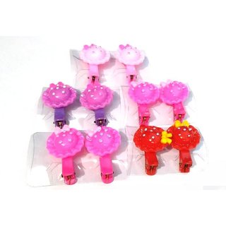 Unique Cap Claw Clips For Baby Girls Hairpins Hair tie Hair Claws Clips (Set Of 5 Pairs)