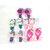 Unique Cute Cartoon Character Claw Clips For Baby Girls Hair tie Hair Claws Clips (Set Of 5 Pairs)