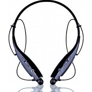 RYLEN  ORIGINAL HBS 730 Neck Band  Vibration Bluetooth Headphone Black Colour