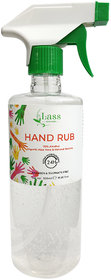Lass Naturals 70 Alcohol Based Hand Rub Hand Sanitizer 500ml - 24H Ultra Moisturising