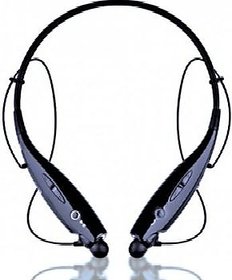 RYLEN  HBS 730 Neck Band Vibration Wireless Bluetooth Headphone (Black)