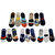 VOICI France Mens Cotton Multicolored Loafer No show Socks Free Size Pack of 15