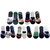 VOICI France Mens Cotton Multicolored Loafer No show Socks Free Size Pack of 15