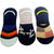 VOICI France Mens Cotton Multicolored Loafer No show Socks Free Size Pack of 15