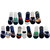 VOICI France Mens Cotton Multicolored Loafer No show Socks Free Size Pack of 15