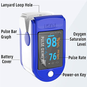 Plastic Branded Digital Pulse Oximeter