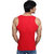 JET LYCOT Men's 100 Combed Cotton Rib Fabric Blaze Gym Vest Pack of 5
