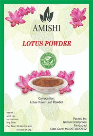 Amishi Lotus Flower petals Powder, 100gm
