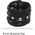 Samm and Moody Adjustable Ruff-N-Tuff Faux Leather Black Bracelet for Men  Boys