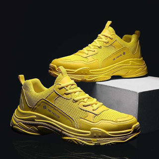 yellow stylish shoes