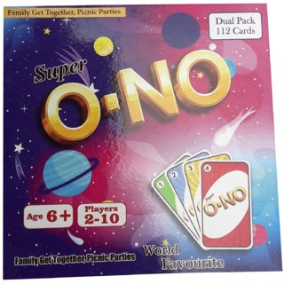 Super O-NO CARD GAME PACK OF 2 (Multicolor)