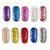 Sweetgirl Different Colored   Nail Art Thick Dry Shinning Glitters - Pack of 12 Pcs With Free Gift