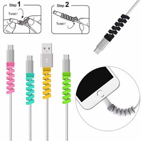 16 pieces Charger Cable Protector Data Cable Saver Charging Cord Protective Cable Cover
