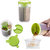 Silver Shine 3 in 1 Transparent Kitchen Sealed Cans Plastic Storage Bottles Storage Container Box