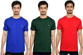 JET LYCOT Star T-Shirt Round Neck Plain  For Mens / Boys Pack of 3