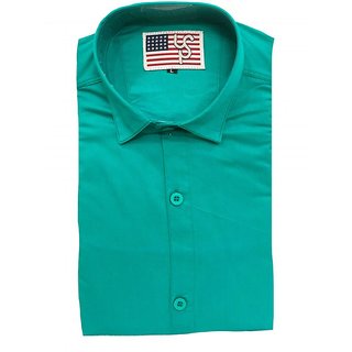 plain green shirt