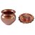 De-Ultimate Combo Of 2 Pcs Kachua Yantra ( 2 no )  with Plate With Copper ( 2 No ) Kalash Lota for Festival Puja