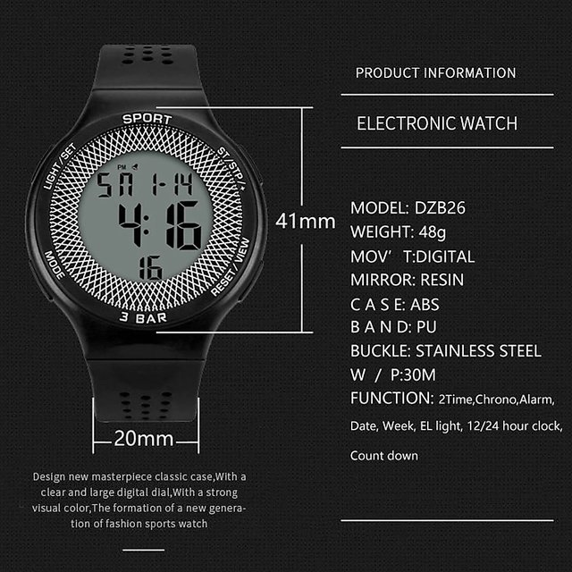 boys watch black colour