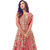 W Ethnic Women's Designer Pink Color Long  Gown With Fany Work