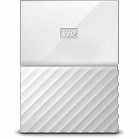 WD My Passport 4TB Portable External Hard Drive (White)