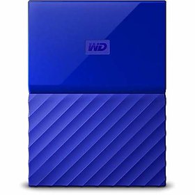 WD My Passport 1TB Portable External Hard Drive (Blue)
