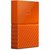 WD My Passport 1TB Portable External Hard Drive (Orange)
