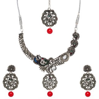                       Hetprit  Trendy Oxidised Beautiful Jewellery Set For Woman                                              