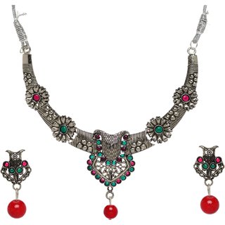                       Hetprit  Trendy Oxidised Beautiful Jewellery Set For Woman                                              