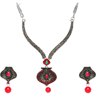                       Hetprit Trendy Oxidised Beautiful Jewellery Set For Woman                                              