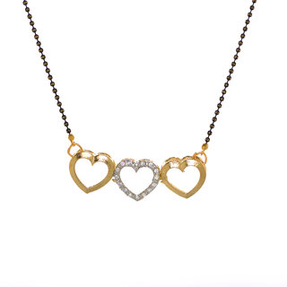                       Hetprit Brass Gold Plated Mangal Sutra For Woman                                              