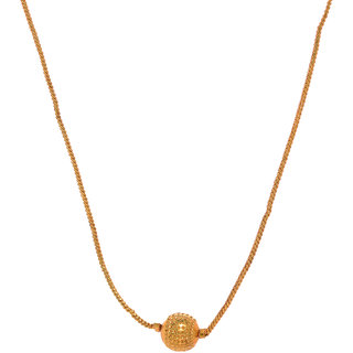                       Hetprit Golden Colour Beautiful Necklace For Women                                              