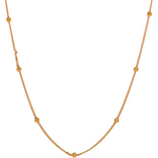                       Hetprit Golden Colour Beautiful Necklace For Women                                              