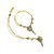 Hetprit Alloy Gold Plated Beautiful Anklets For Woman