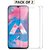 Tempered Glass Screen Protector 0.3mm Thickness (2.5D Curve) Anti Finger Print for Vivo V11 Pro pack of 2