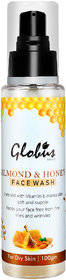 Globus Naturals Almond  Honey Gentle Face wash  100 ml