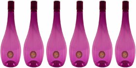 Harsh Pet 1000ml Neer Purple Bottle Set of 6