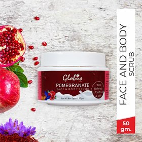 Globus Naturals Pomegranate Face  Body Scrub 50 gms