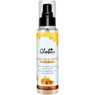 Globus Naturals Almond  Honey Gentle Face wash  100 ml
