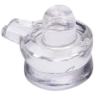                      Natural & Original Crystal/Sphatik Shiva Lingam/Shivling For Puja                                              