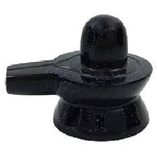                       Black Marble Shivling Natural Shivlingam For Puja By Ceylonmine                                              