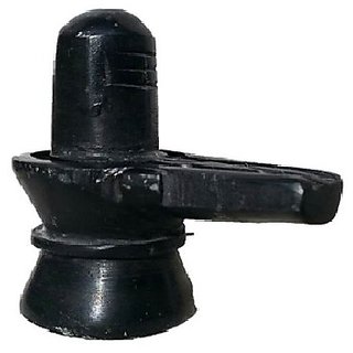                       Original Black Stone Narmada Shivling, Narmadeshwar Shivling by CEYLONMINE                                              