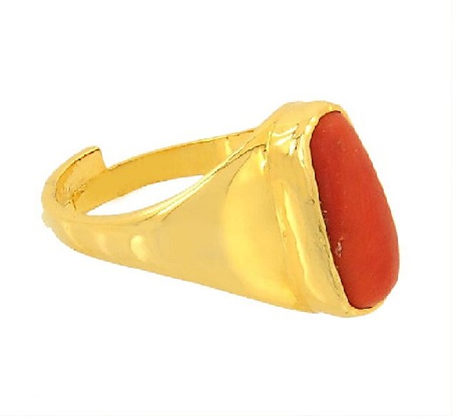 Red Triangle Coral Ring Natural, Size: 5.5 at Rs 7709/piece in Delhi | ID:  21747042762