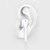 ONNIX  Original OPPO Earphone Wired control with Microphone Speaker Headset for OPPO All Smart Phone (WHITE)