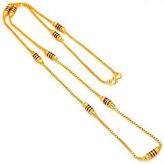                       Hetprit Alloy Gold Plated Neckles For Woman                                              