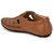 El Paso Mens Tan Faux Leather Casual Slip On Sandals