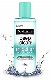 Neutrogena NEW DEEP CLEAN MICELLAR PURIFYING WATER Makeup Remover  (112 ml)