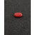 Dbraziela cultured lab created red coral ( munga ) oval shape 3.25 ratti