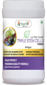 Vringra Triple Stem Cell Powder - Health Supplement - Immunity Booster Capsules - Stem Cell Supplement 200gm